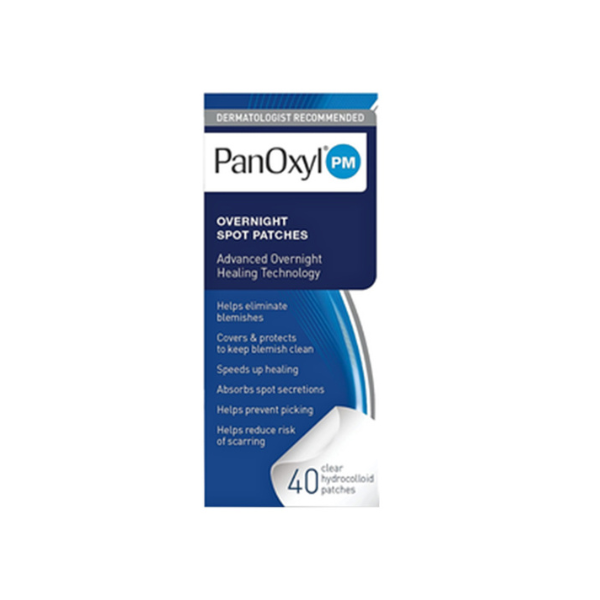 PanOxyl Overnight Spot Patches Hydrocolloid - 40 Patches