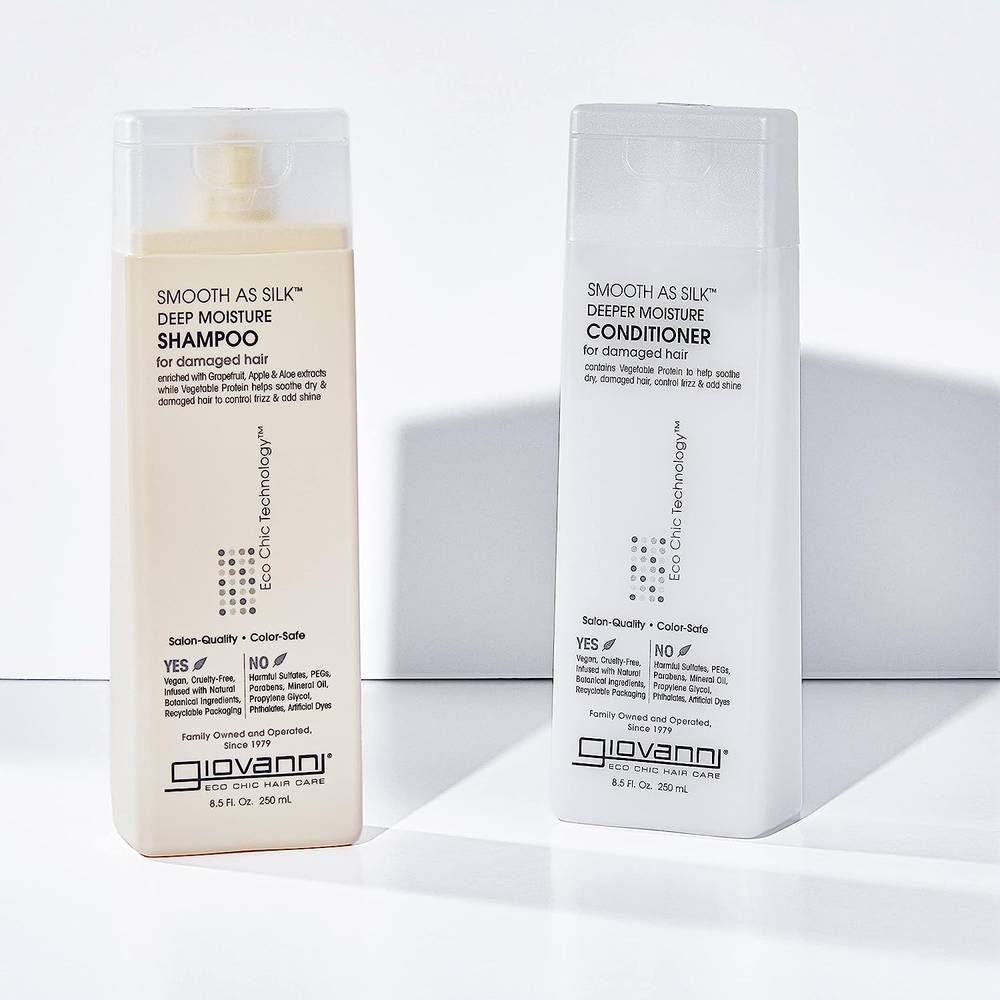 Giovanni, Deep Moisturizing Shampoo, for damaged hair, with grapefruit and apple,