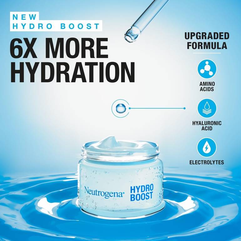 Neutrogena, Water Gel, Hydra Boost, Facial Moisturizer, - 50ml