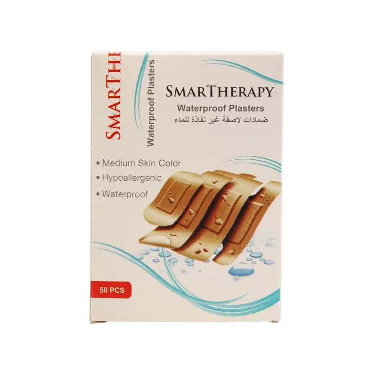 SmartTherapy Waterproof Plasters – Medium Skin Color