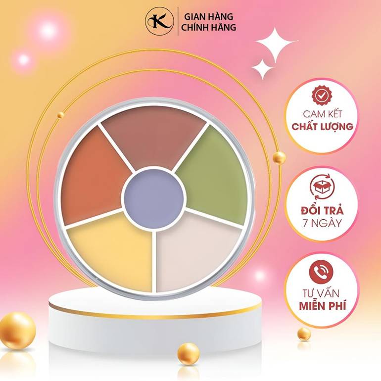  Kryolan, creamy concealer, hexagonal