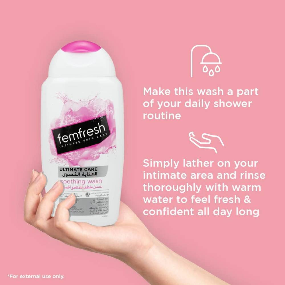 Femfresh, Daily Soothing Intimate Wash, with Cranberry