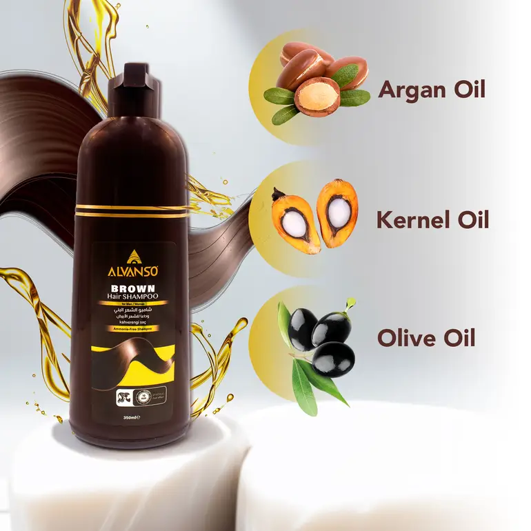 Alvanso Brown Hair Shampoo - 350ml 