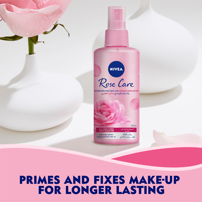 NIVEA, Facial Moisturizing Mist, with Organic Rose Water, 150ml