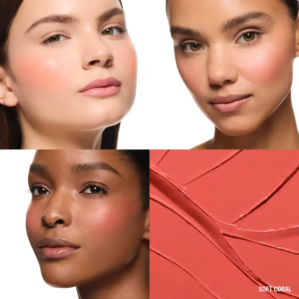 By Mario, Blush Soft Pop, Stick, - Soft Coral