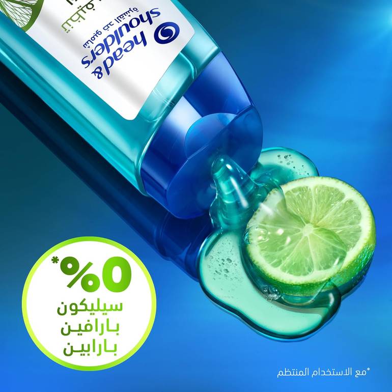 هيد اند شولدرز, شامبو تنظيف عميق, للفروة شديدة الدهنية, - 400مل