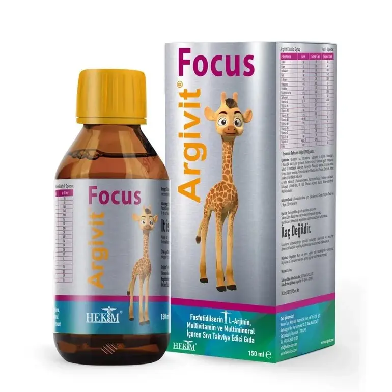 Argivit, a nutritional supplement syrup, Focus, to increase height and intelligence