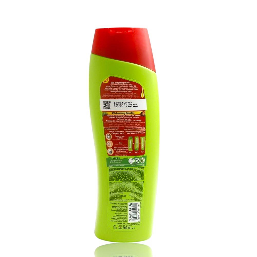 Vatika, Color Protect Shampoo, Grape Seed Oil and Rosemary, - 400 ml