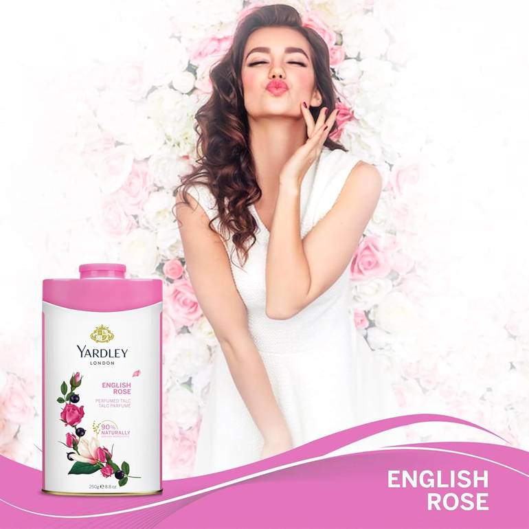 ياردلي, بودرة جسم, بالورد, الانجليزي, -250جم