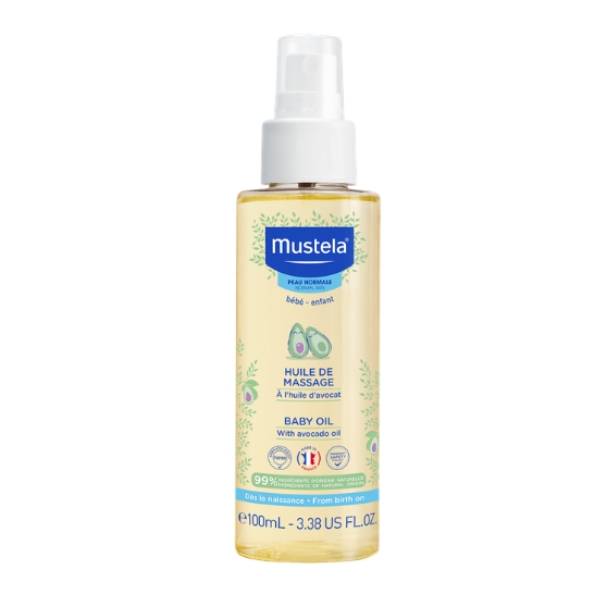 Mustela, Baby Massage Oil With Avocado Oil - 100ml