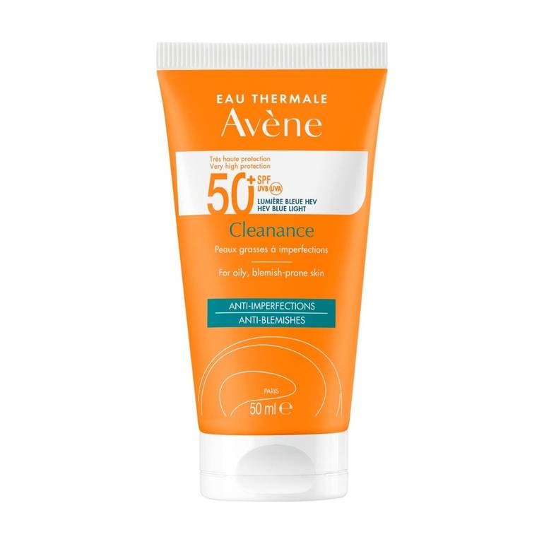Avene, Fluid Sunscreen, For Oily Skin, Very High Protection, 50+ SPF