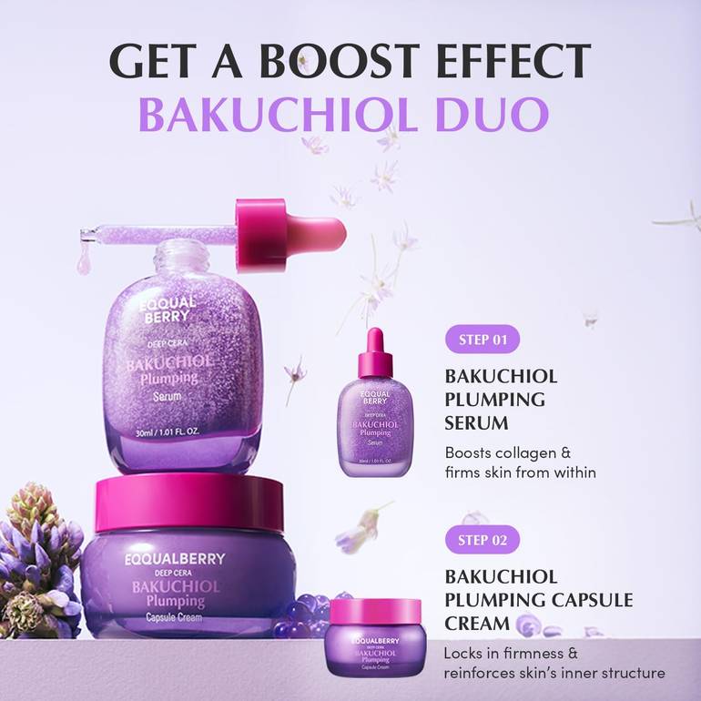 eqqual berry, Bakuchiol Firming Serum, 30ml