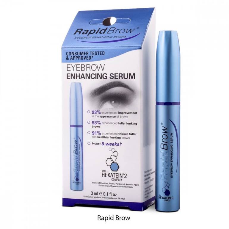 Rapid Brow, Serum, Eyebrow & Lash Lengthening & Volumizing Serum, 3ml