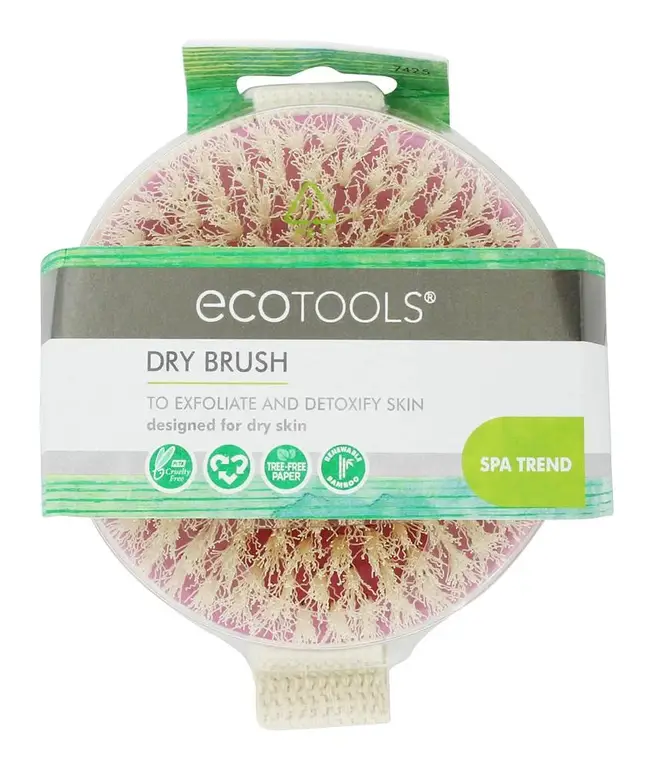 ,EcoTools, dry body brush, for exfoliation, and, detox
