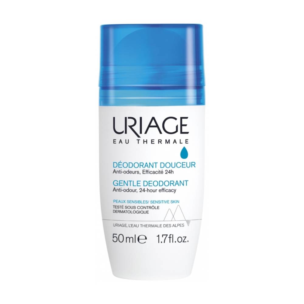 Uriage, Deodorant Roll-On, Gentle Anti-Odor, For Sensitive Skin, 50ml