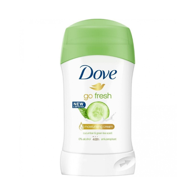 Dove, stick, deodorant and antiperspirant, with the scent of cucumber and green tea,