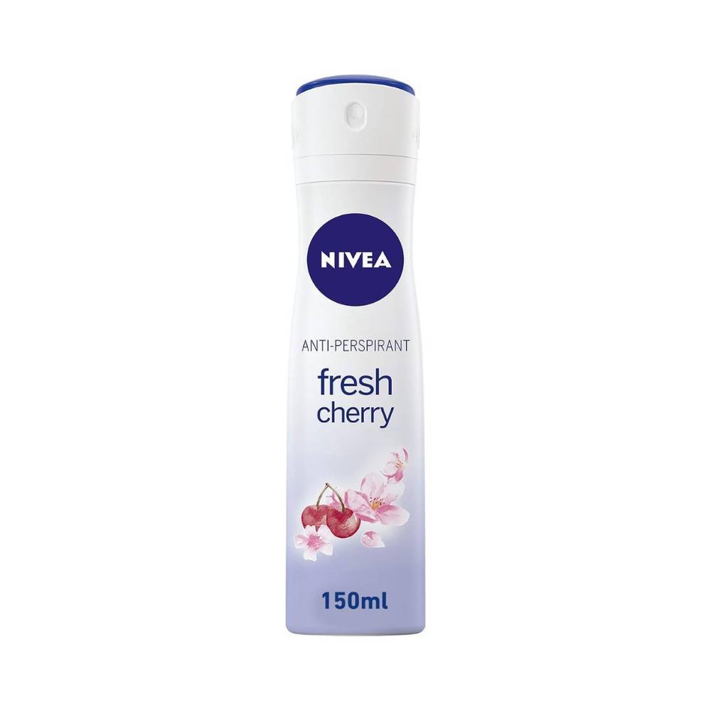 NIVEA, Deodorant Spray, Fresh Cherry, Cherry - 150ml