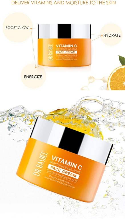 Dr. Rashel, Cream, Vitamin C, Deep Facial Moisturizer, 50 grams