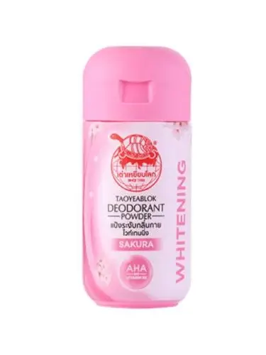 TAOYEABLOK, powder deodorant, sakura scent, for underarm lightening