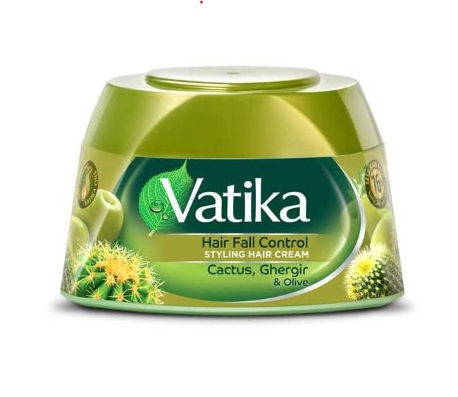 Vatika, Hair Fall Control Cream, with Aloe Vera, Watercress & Olive Oil, 140ml