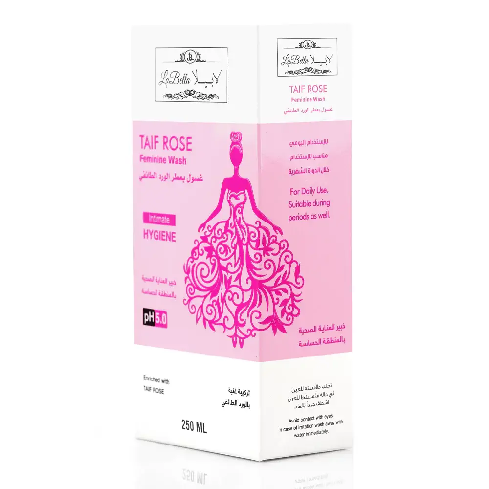 لابيلا, غسول بعطر الورد الطائفي, للمنطقة الحساسة, 200مل