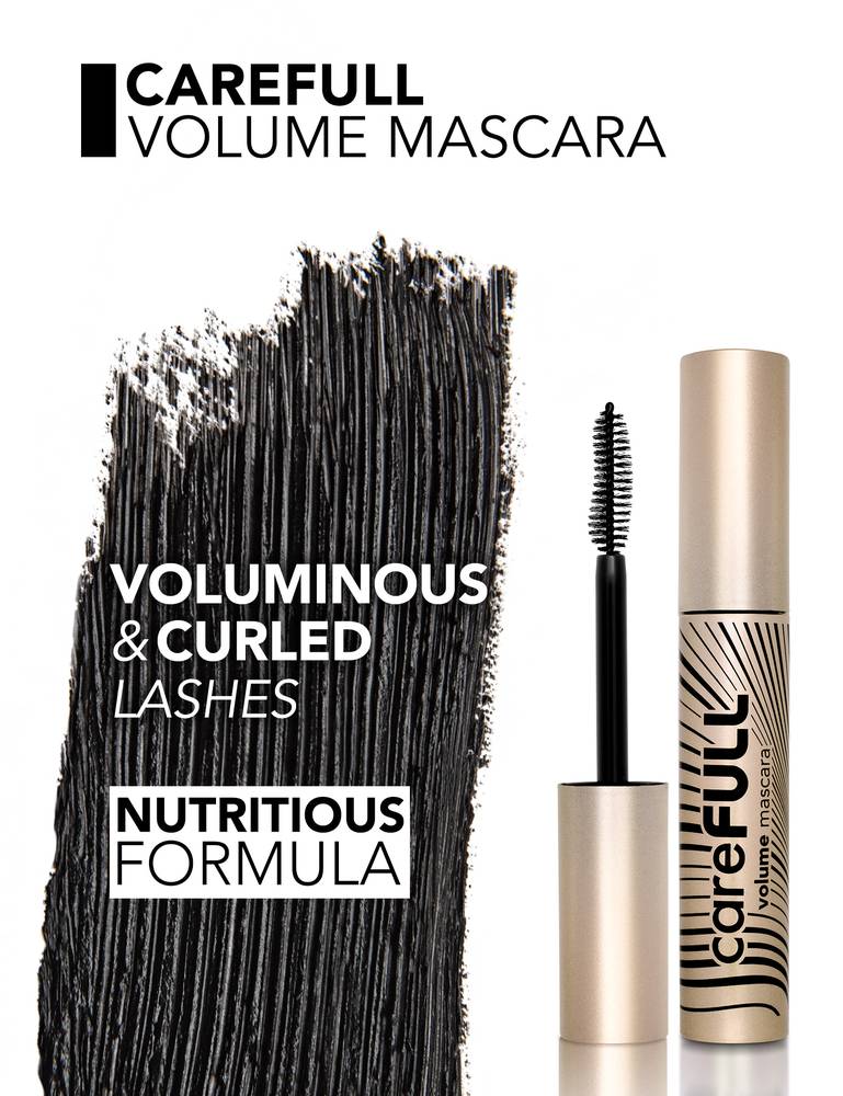 ,Flormar, Mascara, Carefull, Volume, for thickening, and strong effect, for eyelashes,