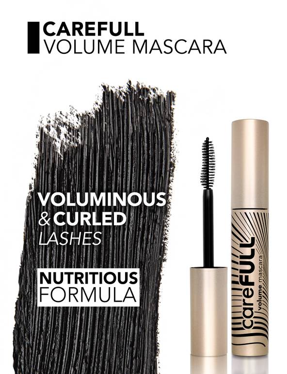 ,Flormar, Mascara, Carefull, Volume, for thickening, and strong effect, for eyelashes,