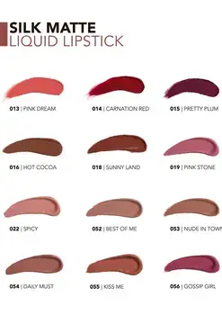 Flormar, Matte Lipstick, Wire Matte - Multi Shades