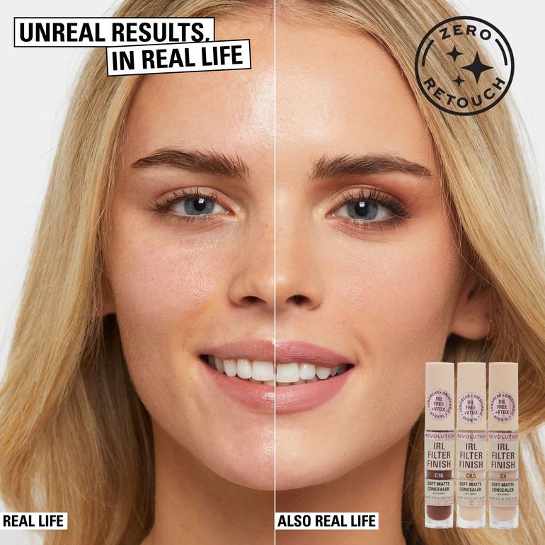 Revolution Concealer Earl Filter Soft Matte C8.5 Waterproof