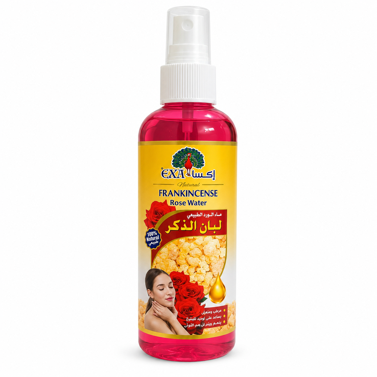 EXA, Natural Rose Water Spray with Frankincense