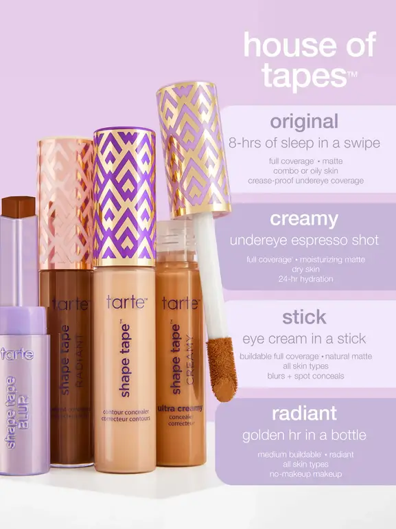 Tarte Shape Tape Concealer – Multi Shades