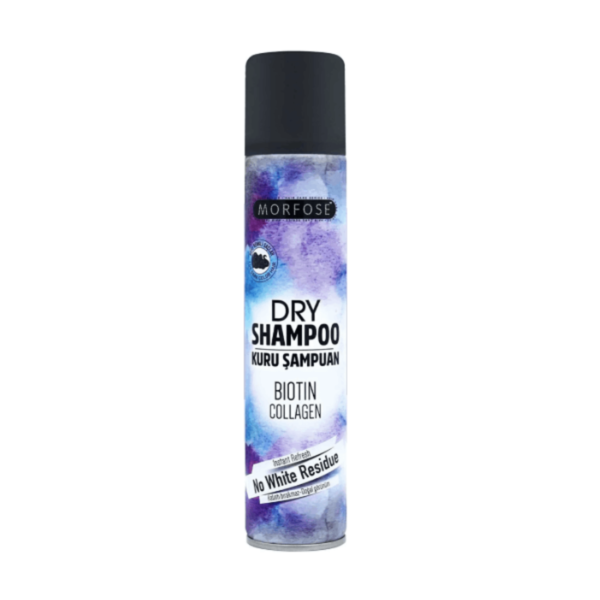 Morfose Biotin & Collagen Dry Shampoo Spray for Dark Colored Hair – 200 ml 