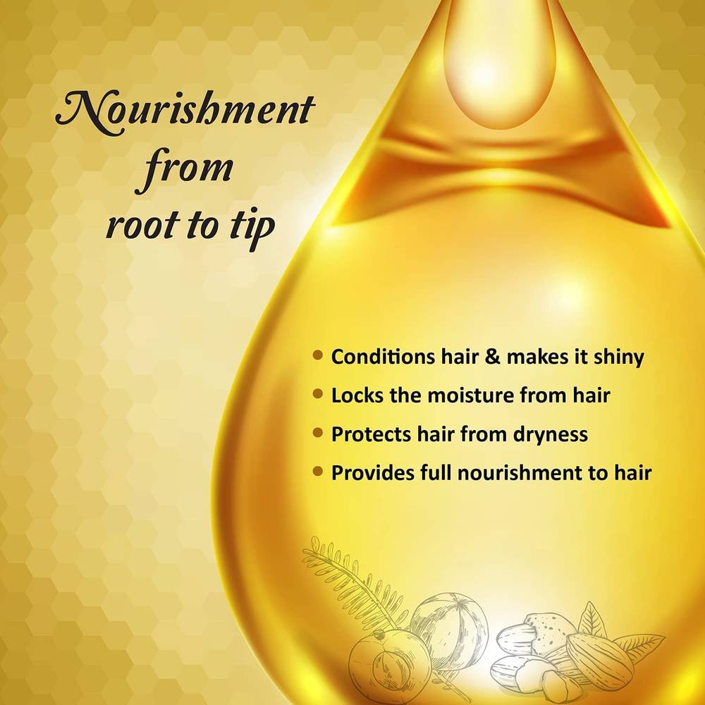 Dabur Amla, Golden Hair Oil, for Dry and Damaged Hair, 200ml