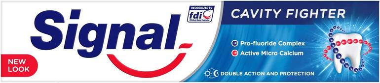 Signal Gel Toothpaste, anti-cavity, double effect and protection