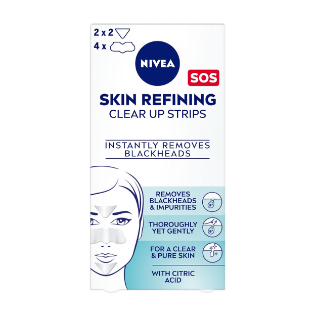 NIVEA, Purifying and Cleansing Skin Strips, - 6 strips