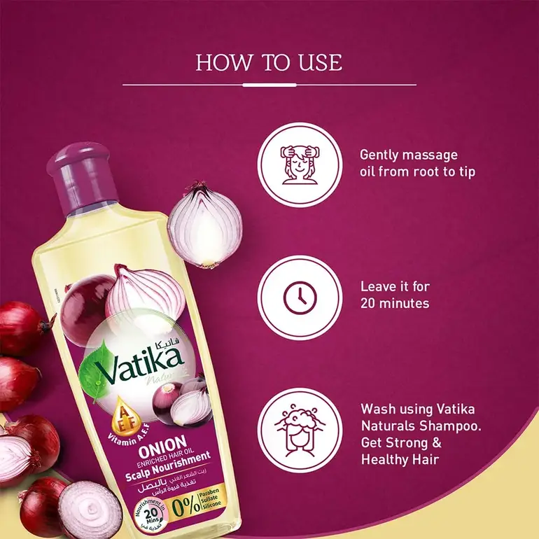 Vatika Onion Enriched Hair Oil 300ml