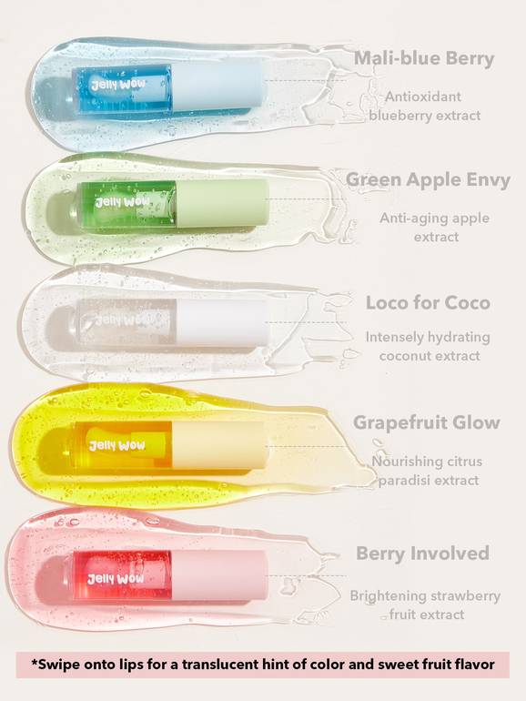 Shiglam, Moisturizing Lip Oil, Jelly Wow, - Berry Involved