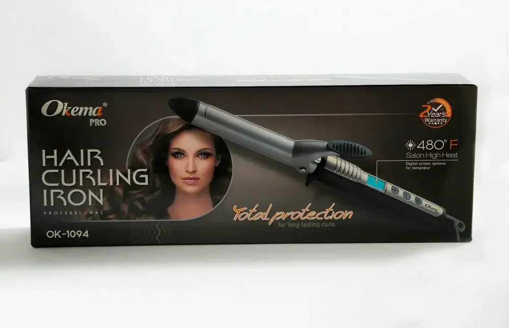 OKIMA’ Pro’ Hair Curling Iron, 19mm - OK-1094