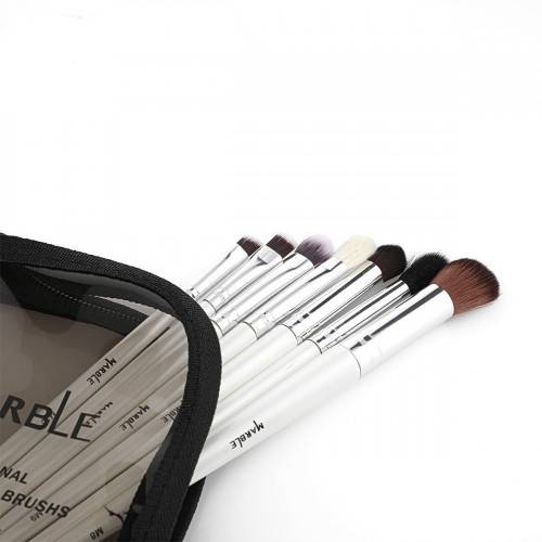 Marble multi-use professional makeup brush set, 7 pieces