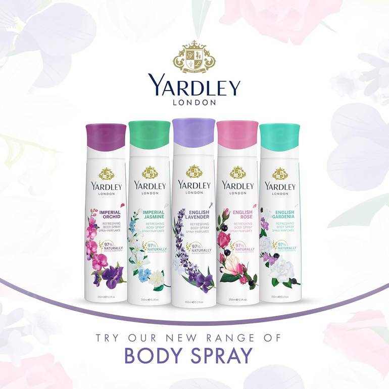 ياردلي, معطر جسم, لافندر, انجليزي, -150مل