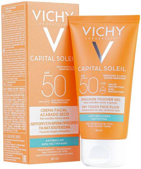 Vichy Capital Soleil Anti-Shine Sunscreen Cream SPF 50 Normal Skin