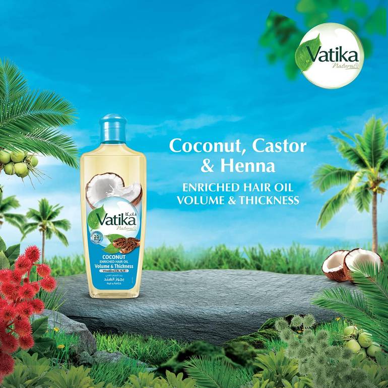 Vatika Coconut Enriched Hair Oil - 200ml