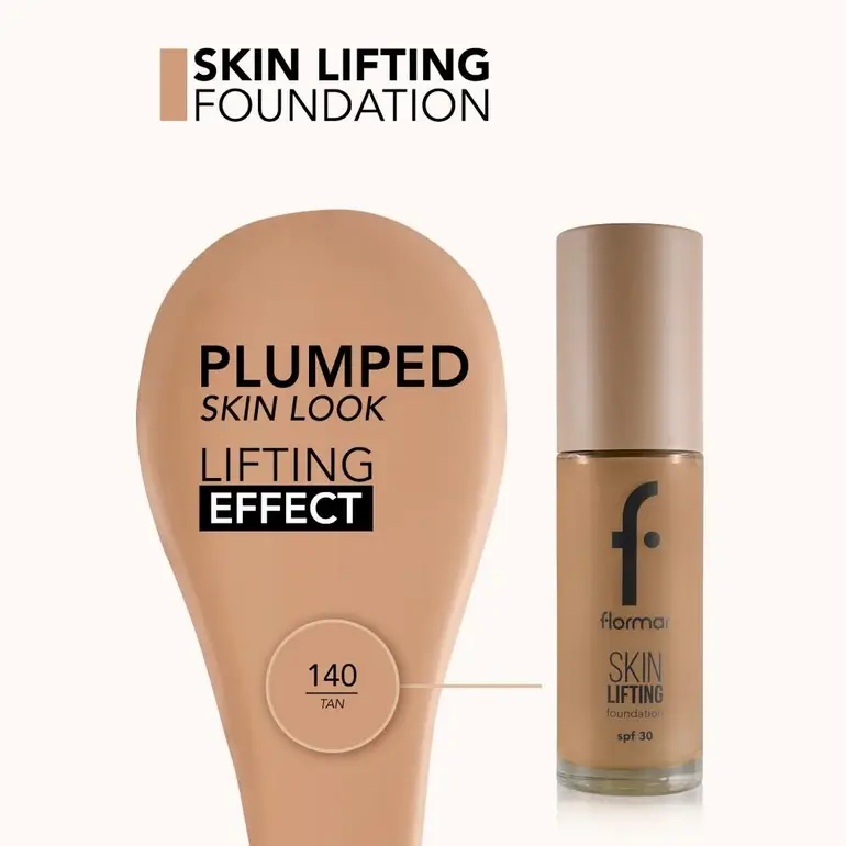 Flormar, Firming Foundation, - 140 Tan