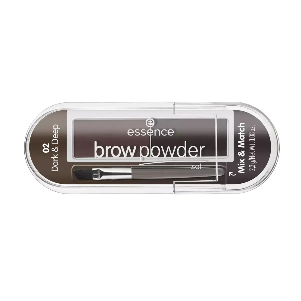 Essence, Brow Powder Kit, - 02 Dark