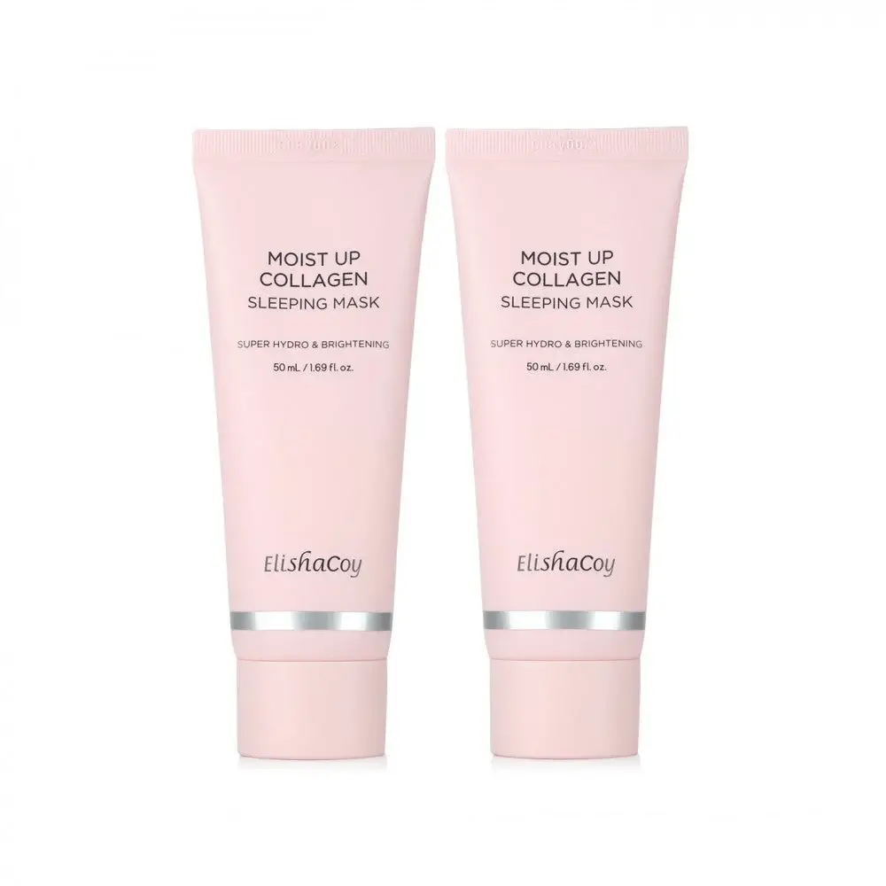 Moist, Up, Sleeping Mask, With Collagen, 2pcs - 50ml