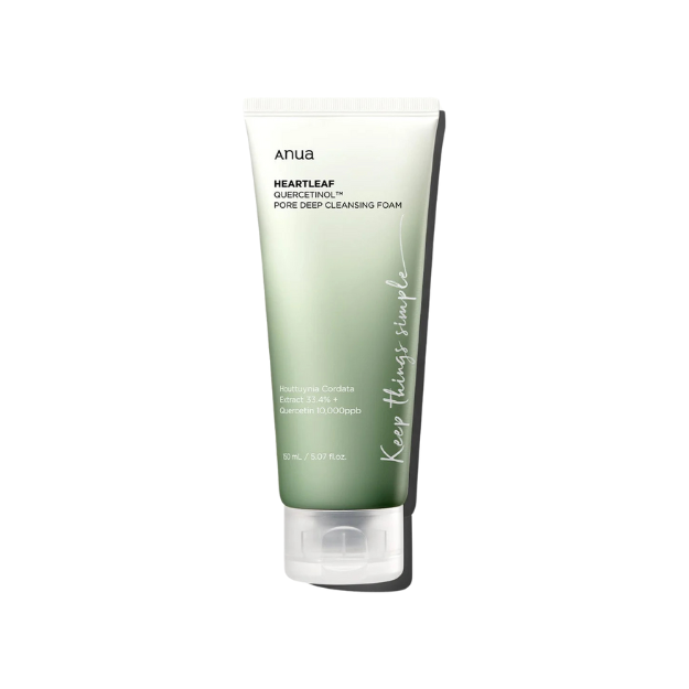 Anua, Quercetinol Foam, for deep pore cleansing