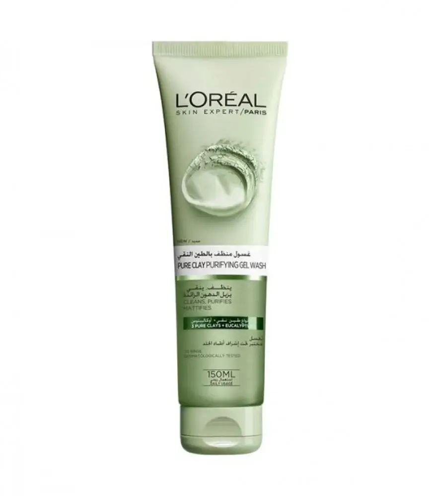 Loreal cleansing lotion with pure eucalyptus clay