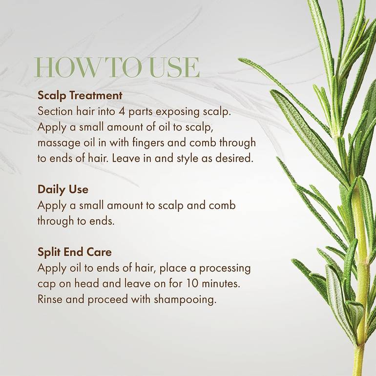Miele, Hair Growth and Strengthening Oil Serum, with Mint and Rosemary