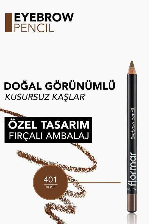 Flormar, Eyebrow Pencil, - 402 Brown