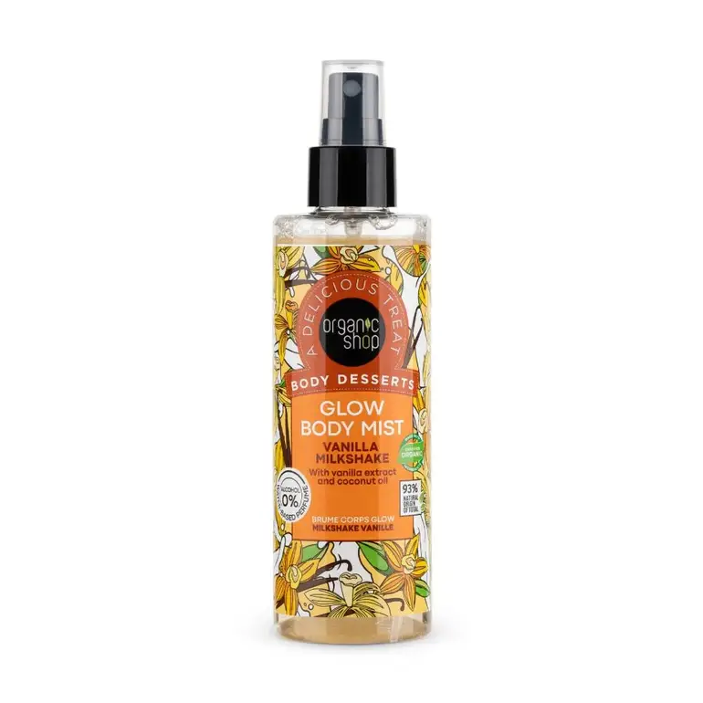 Organic Shop, Moisturizing Body Spray, Vanilla Scent – ​​200ml